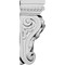 Ekena Millwork 2 7/8"W x 1 1/2"D x 4 3/8"H Helene Leaf Corbel COR02X01X04HE - alternate 4